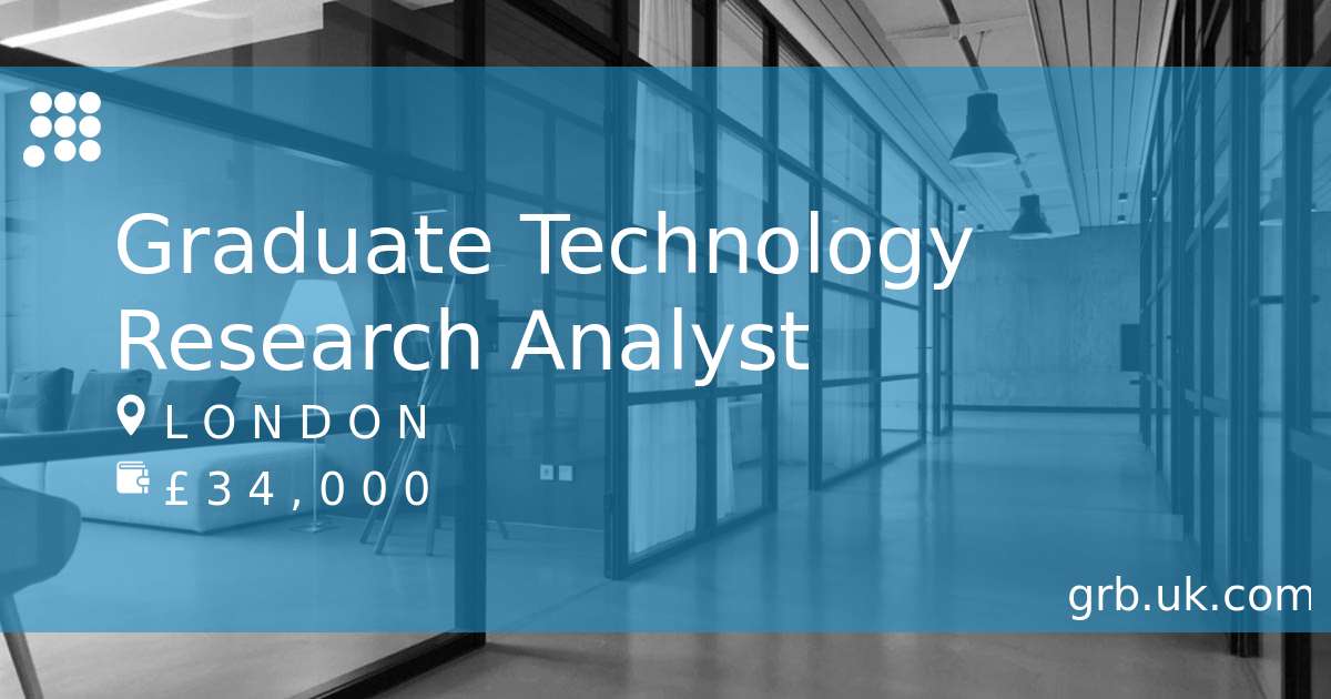 technology research jobs london