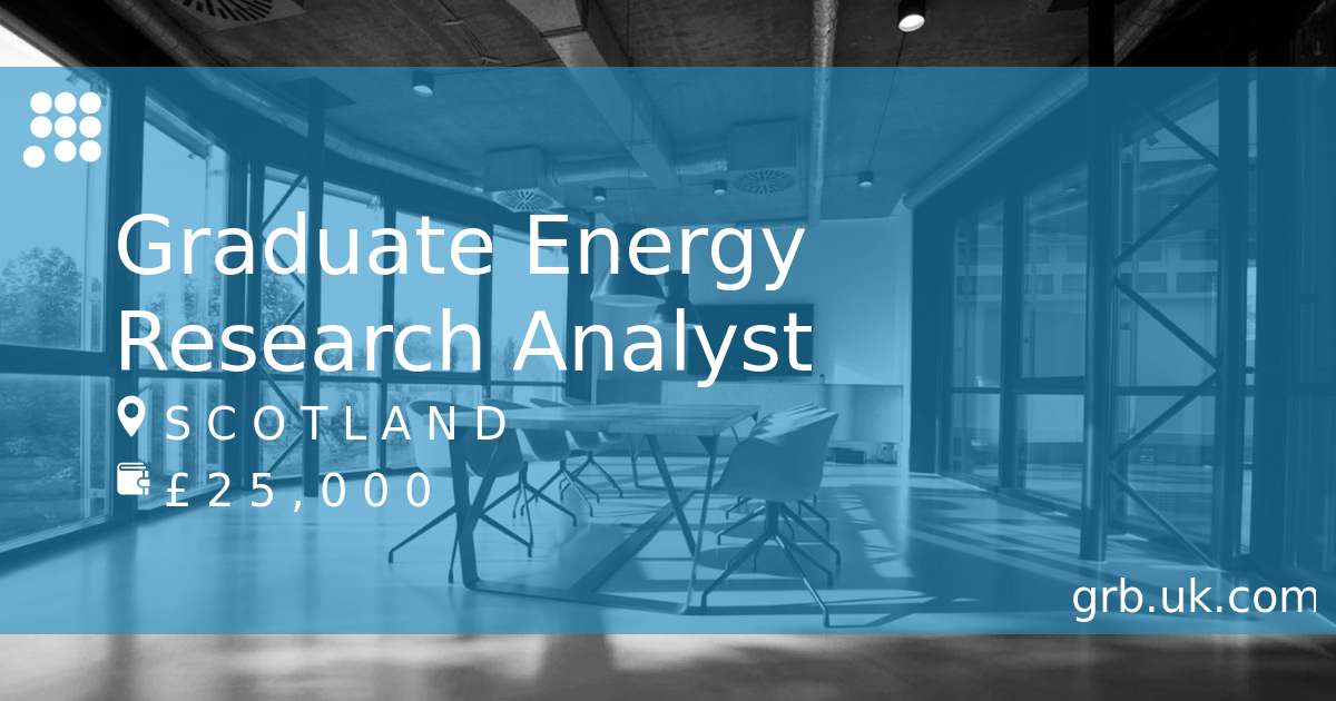 research analyst jobs scotland