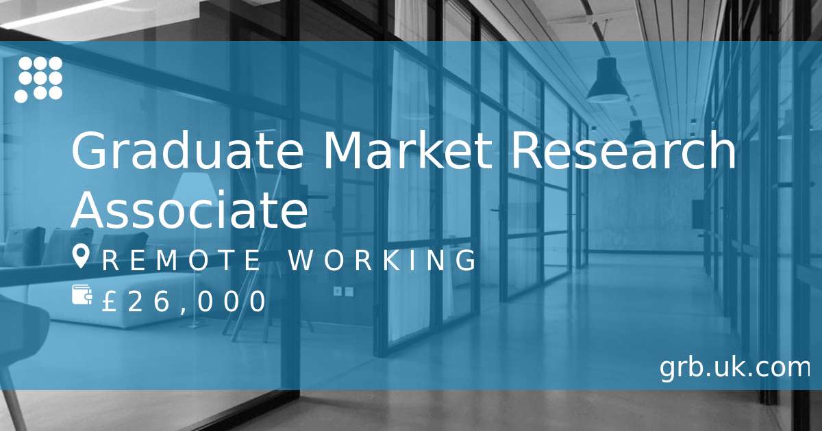 graduate market research jobs london