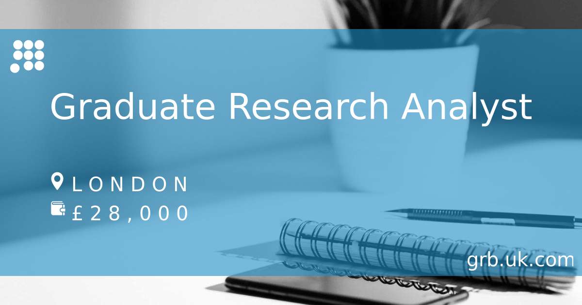 graduate jobs london research analyst