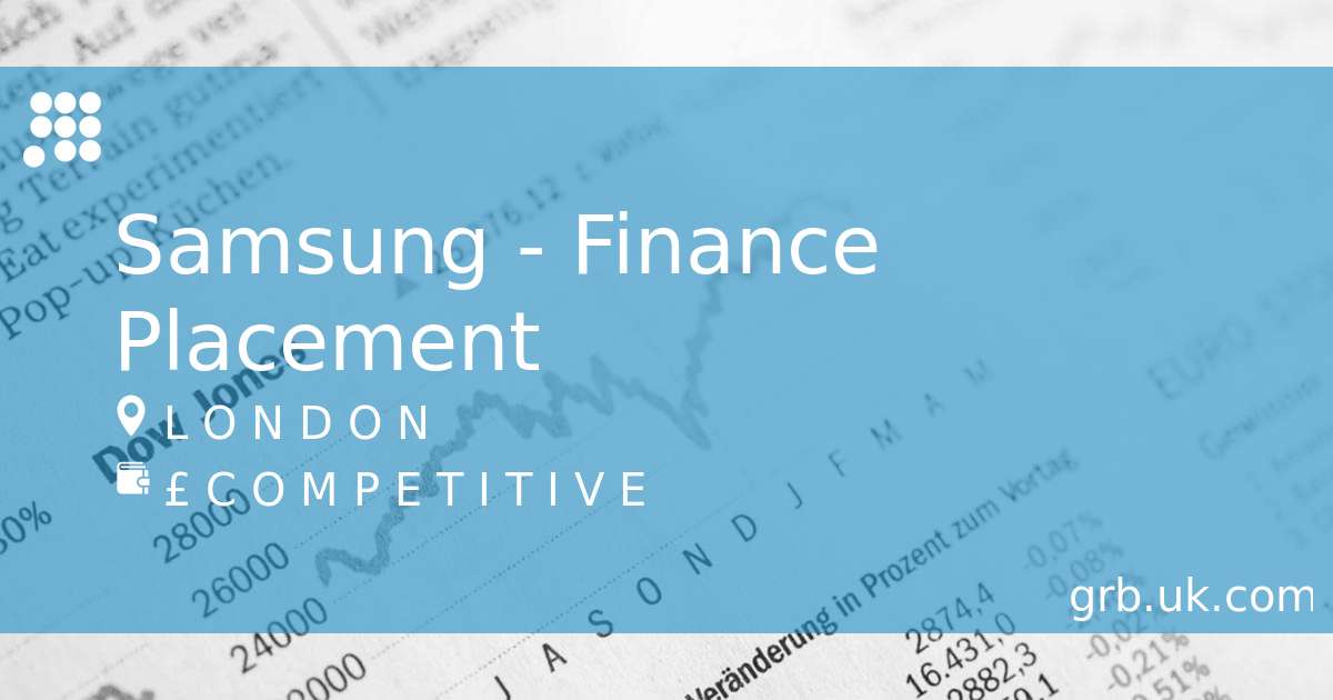 placement year finance london